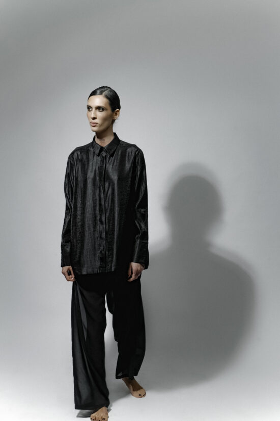 Dual-Fabric Shirt