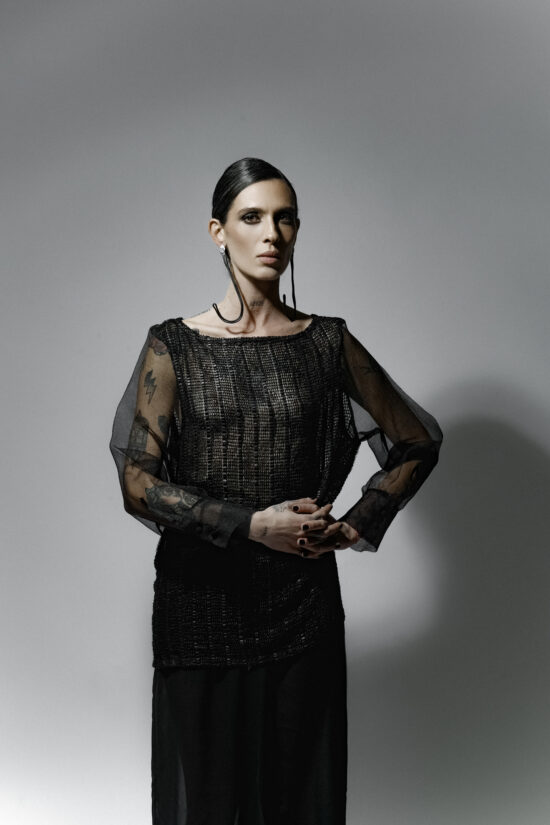 Two-Fabric Combination Top